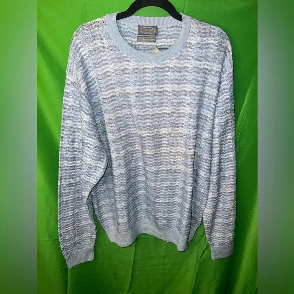 NWT Talbots Men’s 100% Mercerized Cotton Sweater size Large